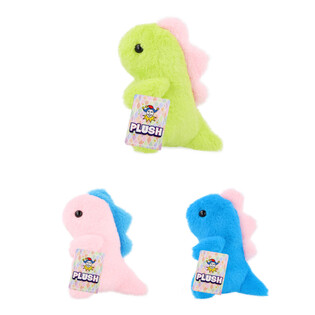 PLIU&Scaron;INIS DINOZAURAS - 17CM AUK&Scaron;ČIO - ĮVAIRIOS SPALVOS (12 vnt.)