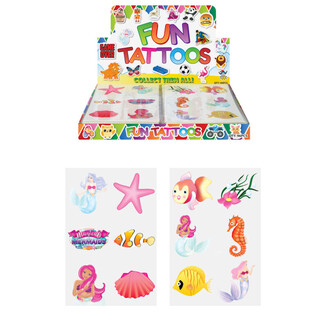 LINKSMOS TATUIRUOTĖS - MODELIS: UNDINĖ EKSPOZICIJOJE (96 vnt.)