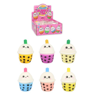 &bdquo;Bubble Tea Squeeze Fidget&ldquo; &ndash; spalvų mi&scaron;inys stende (12 vnt.)