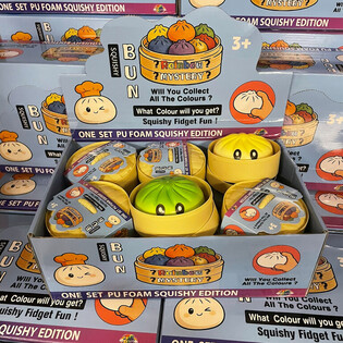 RAGE - Squishy Bun Dumplings DIDELI - ONE SET PU FOAM SQUISHY EDITION (12 vnt.)
