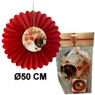 SINTERKLAAS DEKORATYVINĖ VĖDUOKLĖ &Oslash;50 CM - SULANKSTOMA (6 vnt.)