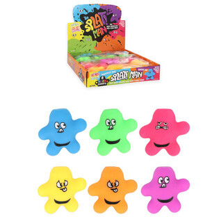 SQUEEZY SPLAT MAN - SPALVŲ MI&Scaron;INYS - EKSPOZICIJOJE (24 vnt.)
