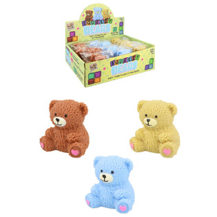 SQUUZY ME&Scaron;KUTIS SQUISHY - ĮVAIRIOS SPALVOS - DĖŽUTĖJE (12 vnt.)