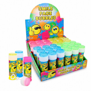 MUILO BURBULAI - SMILEY - 50ML DĖŽUTĖJE (36 vnt.)