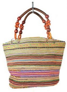 Rankinė B-Fair Beads Ruda su Karoliukų Rankena (1 vnt.) | Art. 97744