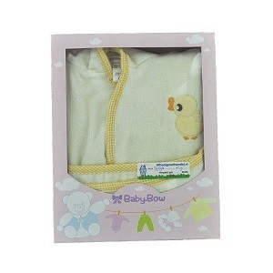 Vaiki&scaron;kas Chalatas BABY BOW Geltonas | B2B Didmeninė Prekyba
