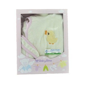 Vaiki&scaron;kas chalatas BABY BOW Geltonas / Rožinis