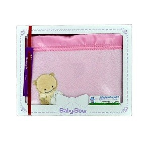 FLISINIS KUP&Scaron;TELIS BABY BOW - ROŽINIS