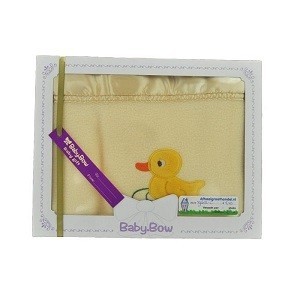 Baby Bow &Scaron;velnus Flisinis Plėdas - Geltonas