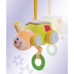 Pliušinė Muzikinė Dėžutė Traukinukas Baby Bow