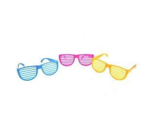 Vaiki&scaron;ki Akiniai Shutter Shades Groteliniai (24 vnt.)